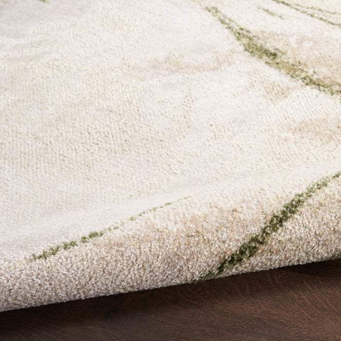 The Rug Corner Nourison Home Nourison Home - Astra Machine Washable Beige/Green Area Rug ASW14
