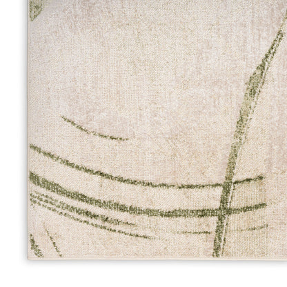 The Rug Corner Nourison Home Nourison Home - Astra Machine Washable Beige/Green Area Rug ASW14