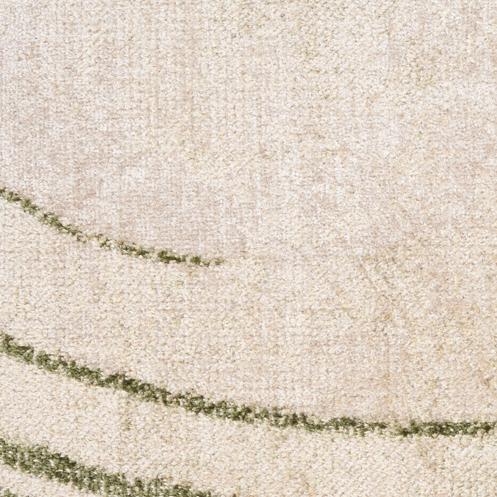 The Rug Corner Nourison Home Nourison Home - Astra Machine Washable Beige/Green Area Rug ASW14