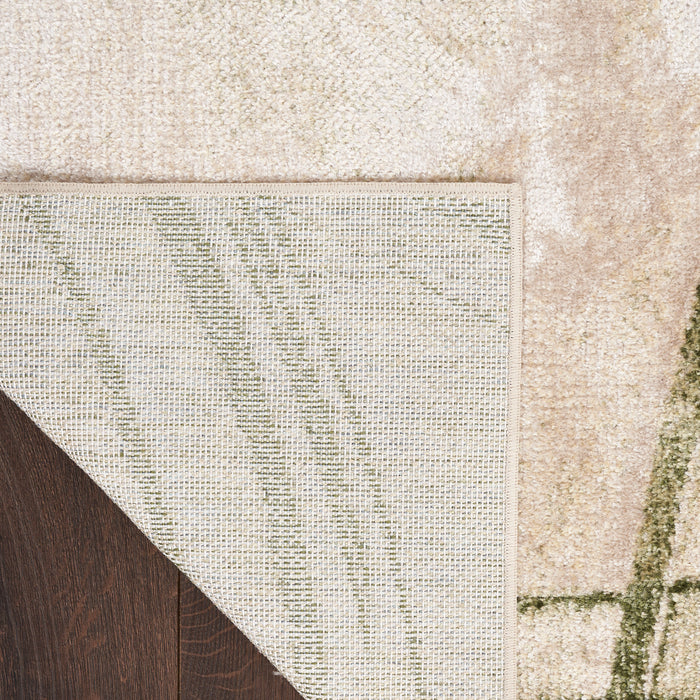 The Rug Corner Nourison Home Nourison Home - Astra Machine Washable Beige/Green Area Rug ASW14