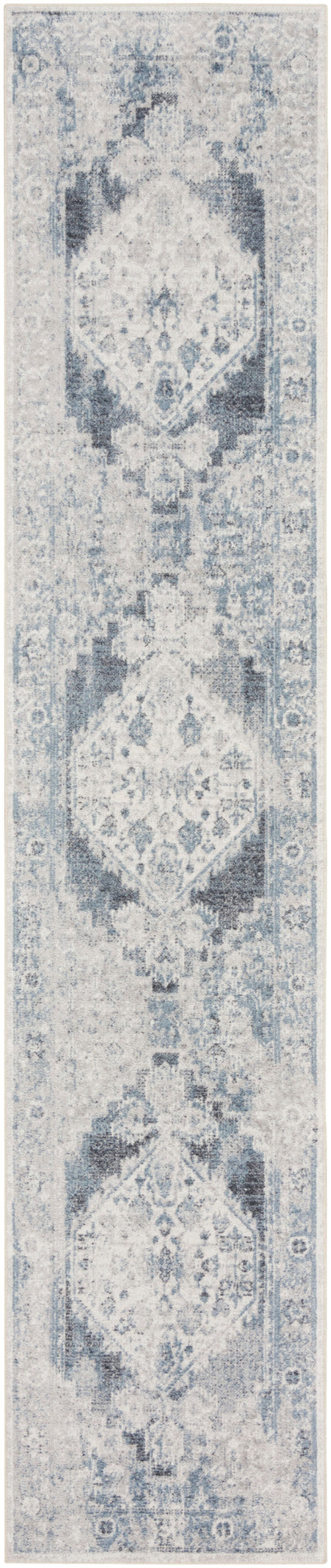 The Rug Corner Nourison Home Nourison Home - Astra Machine Washable Blue/Ivory Area Rug ASW11