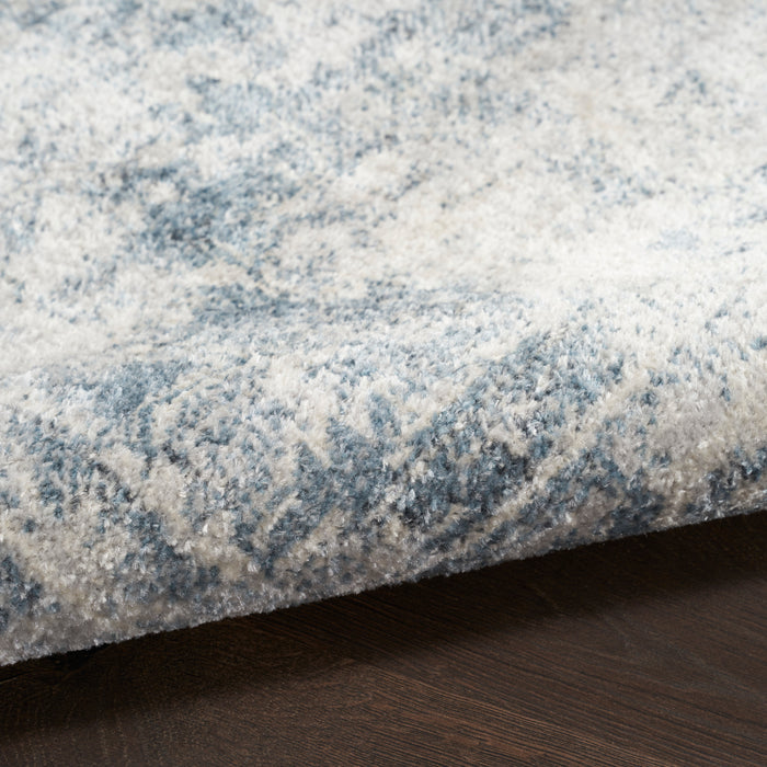 The Rug Corner Nourison Home Nourison Home - Astra Machine Washable Blue/Ivory Area Rug ASW11