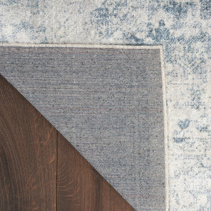The Rug Corner Nourison Home Nourison Home - Astra Machine Washable Blue/Ivory Area Rug ASW11