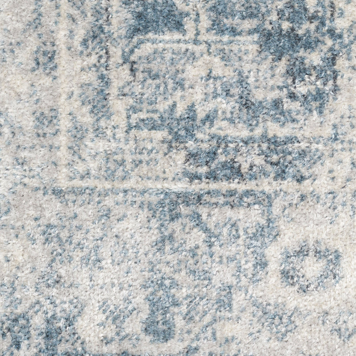 The Rug Corner Nourison Home Nourison Home - Astra Machine Washable Blue/Ivory Area Rug ASW11