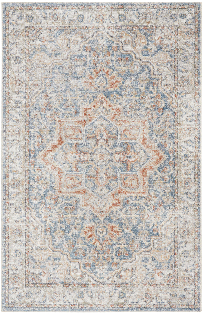 The Rug Corner Nourison Home Nourison Home - Astra Machine Washable Denim/Multi Area Rug ASW12