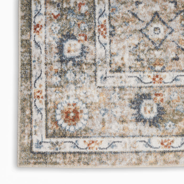 The Rug Corner Nourison Home Nourison Home - Astra Machine Washable Gold/Green Area Rug ASW16