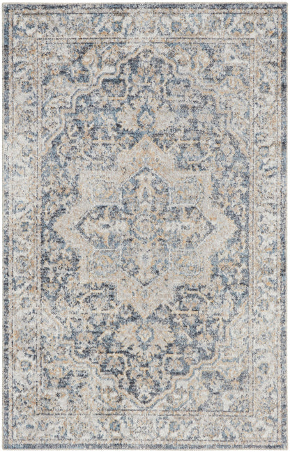 The Rug Corner Nourison Home Nourison Home - Astra Machine Washable Green/Blue Area Rug ASW12