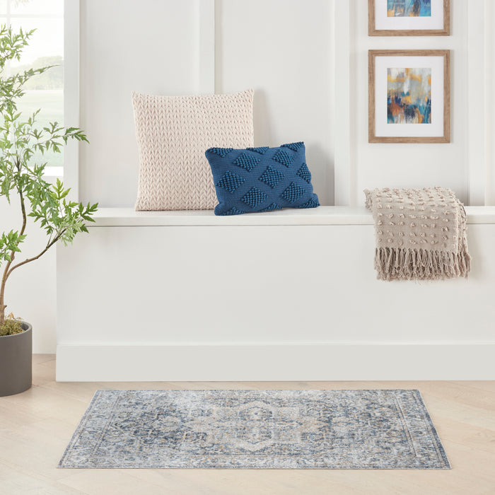 The Rug Corner Nourison Home Nourison Home - Astra Machine Washable Green/Blue Area Rug ASW12