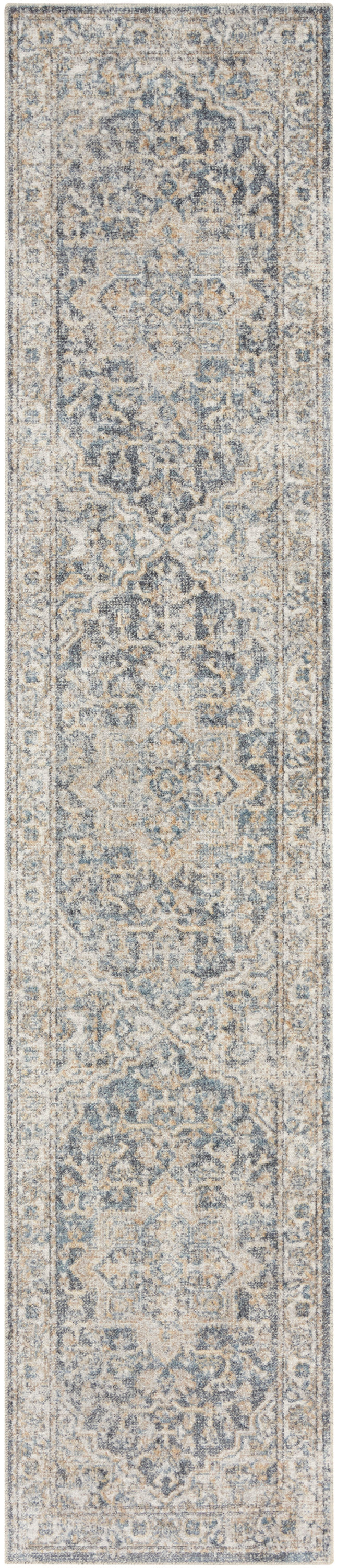 The Rug Corner Nourison Home Nourison Home - Astra Machine Washable Green/Blue Area Rug ASW12