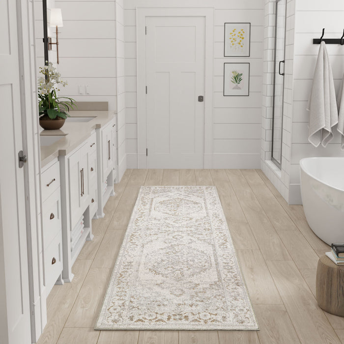 The Rug Corner Nourison Home Nourison Home - Astra Machine Washable Grey Area Rug ASW11