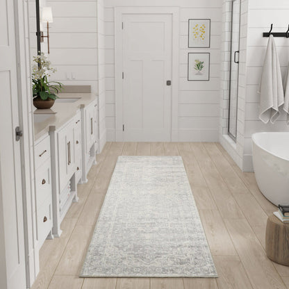 The Rug Corner Nourison Home Nourison Home - Astra Machine Washable Grey Area Rug ASW12