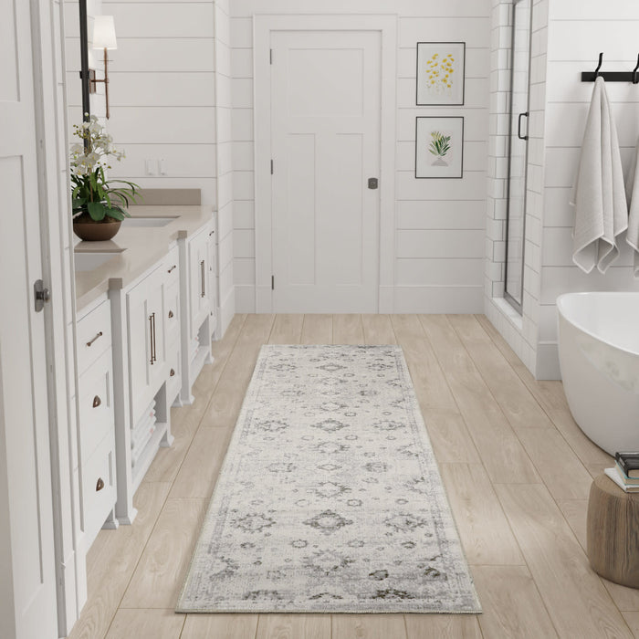 The Rug Corner Nourison Home Astra Machine Washable ASW19 IVORY Area Rugs