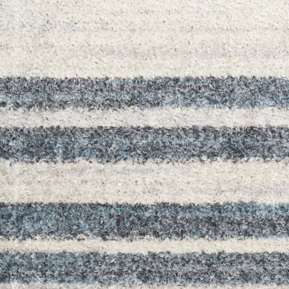 The Rug Corner Nourison Home Nourison Home - Astra Machine Washable Ivory/Blue Area Rug ASW05