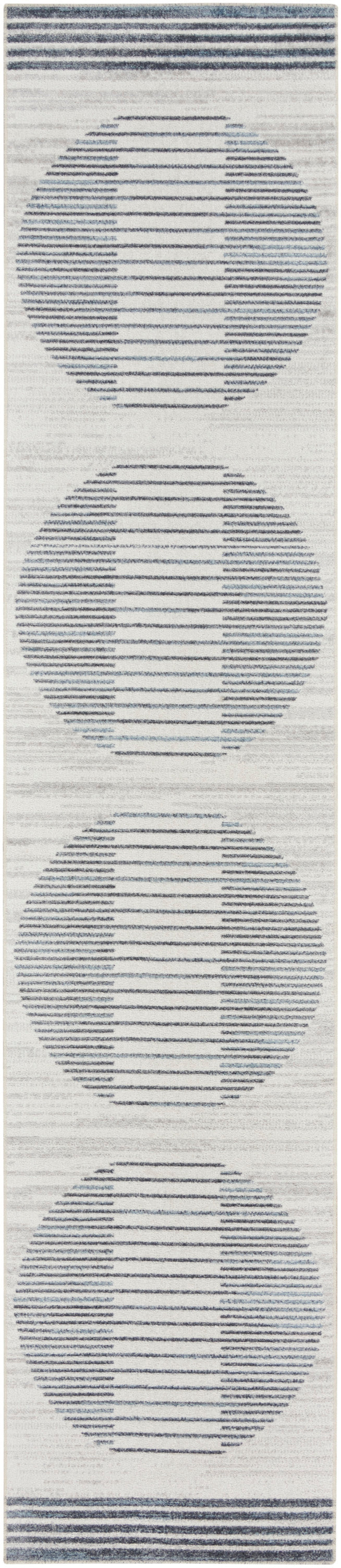 The Rug Corner Nourison Home Nourison Home - Astra Machine Washable Ivory/Blue Area Rug ASW05