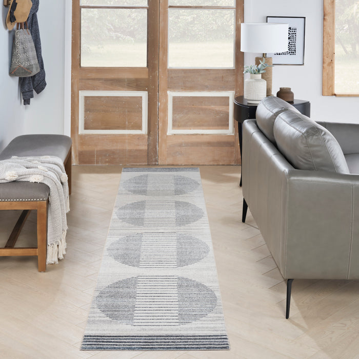 The Rug Corner Nourison Home Nourison Home - Astra Machine Washable Ivory/Blue Area Rug ASW05