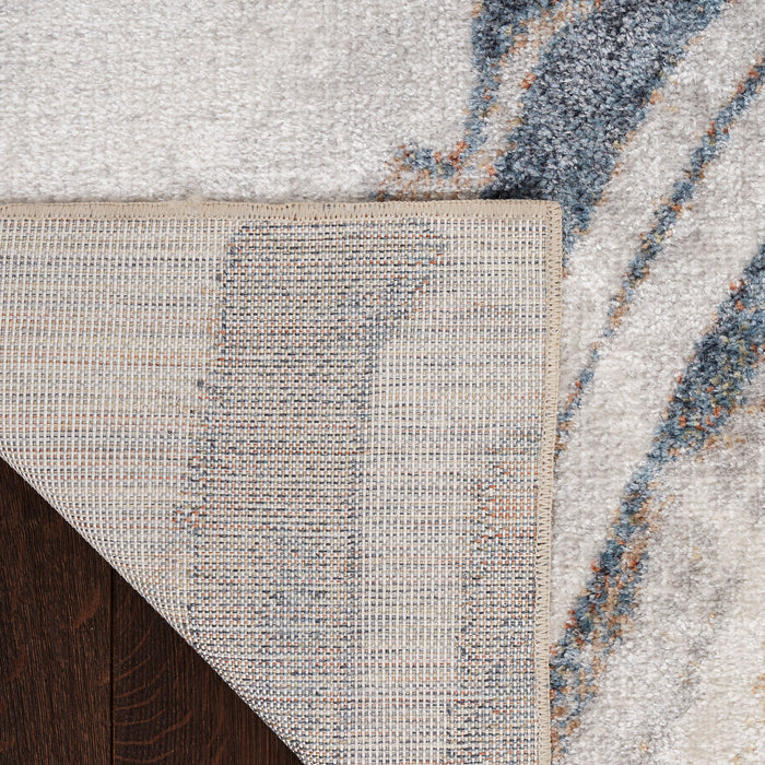 The Rug Corner Nourison Home Astra Machine Washable ASW15 IVBLU Area Rugs
