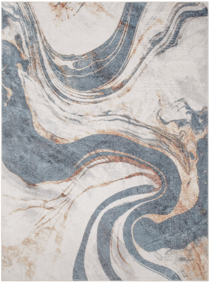 The Rug Corner Nourison Home Astra Machine Washable ASW15 IVBLU Area Rugs