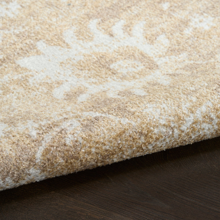 The Rug Corner Nourison Home Nourison Home - Astra Machine Washable Ivory/Gold Area Rug ASW19