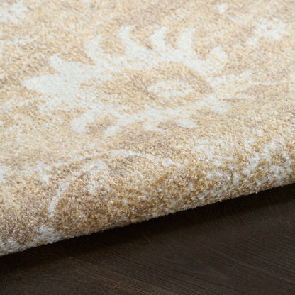 The Rug Corner Nourison Home Nourison Home - Astra Machine Washable Ivory/Gold Area Rug ASW19