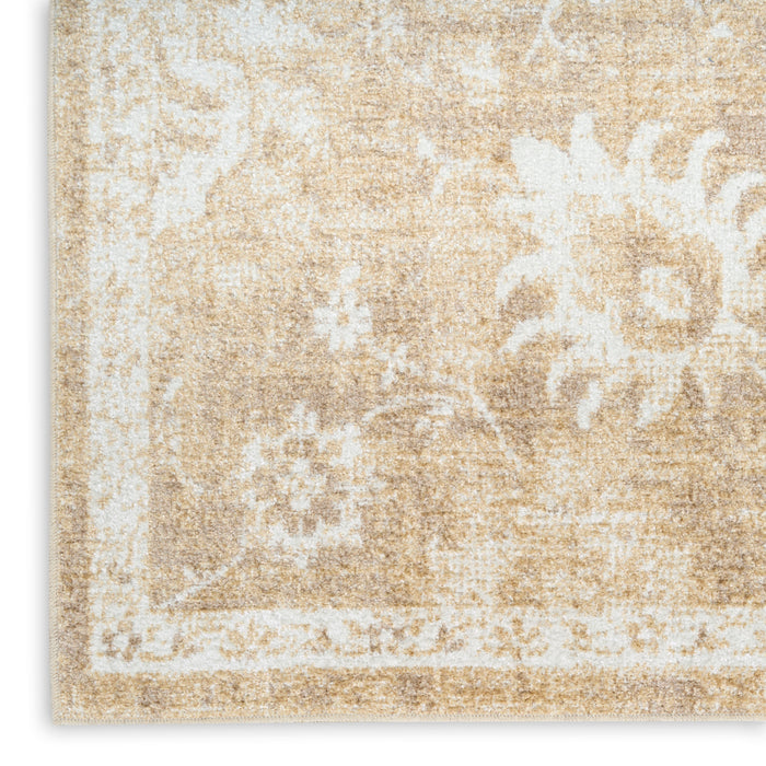 The Rug Corner Nourison Home Nourison Home - Astra Machine Washable Ivory/Gold Area Rug ASW19