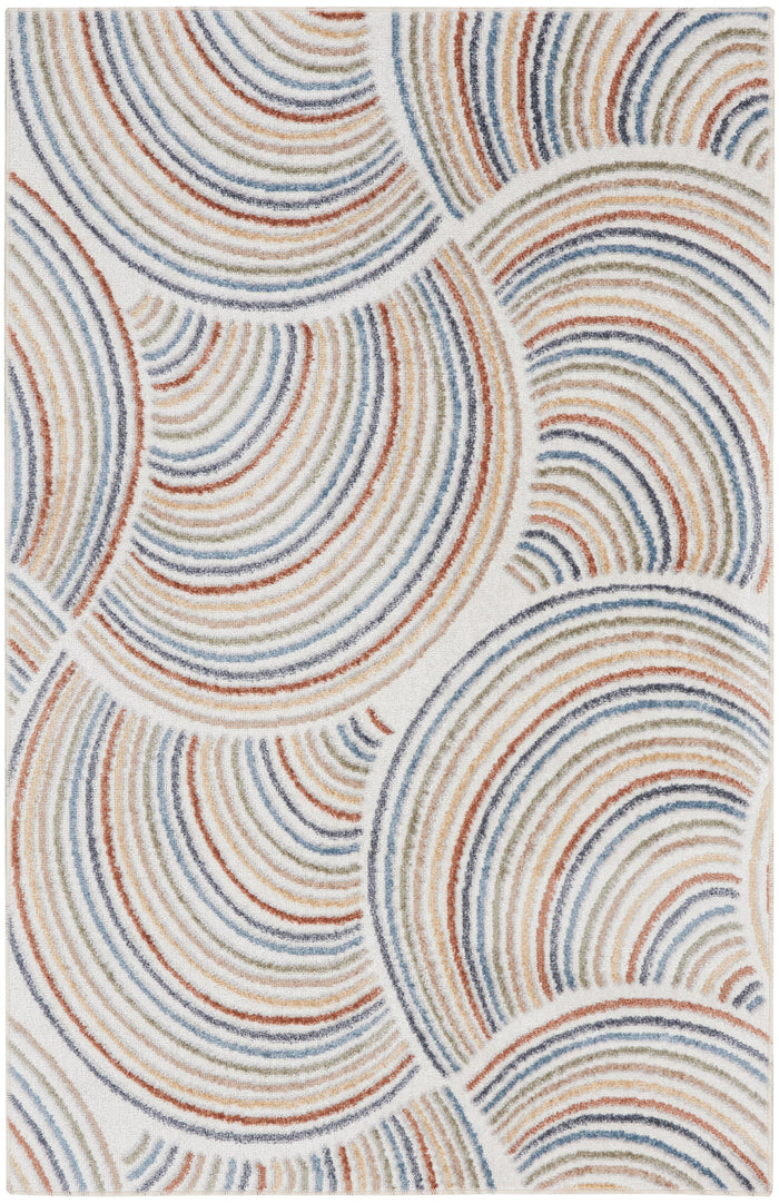 The Rug Corner Nourison Home Nourison Home - Astra Machine Washable Ivory/Multi-Color Area Rug ASW08