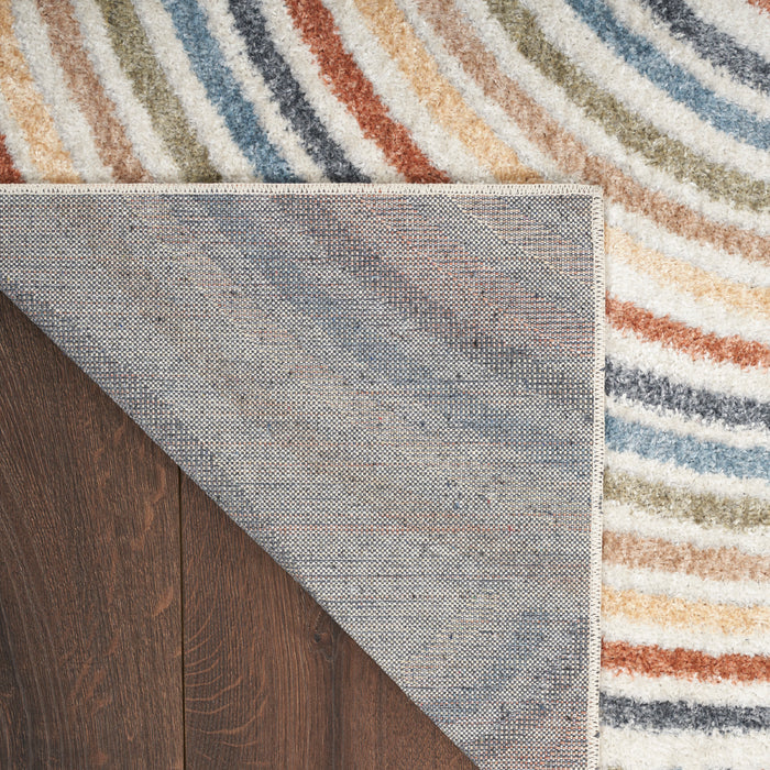 The Rug Corner Nourison Home Nourison Home - Astra Machine Washable Ivory/Multi-Color Area Rug ASW08