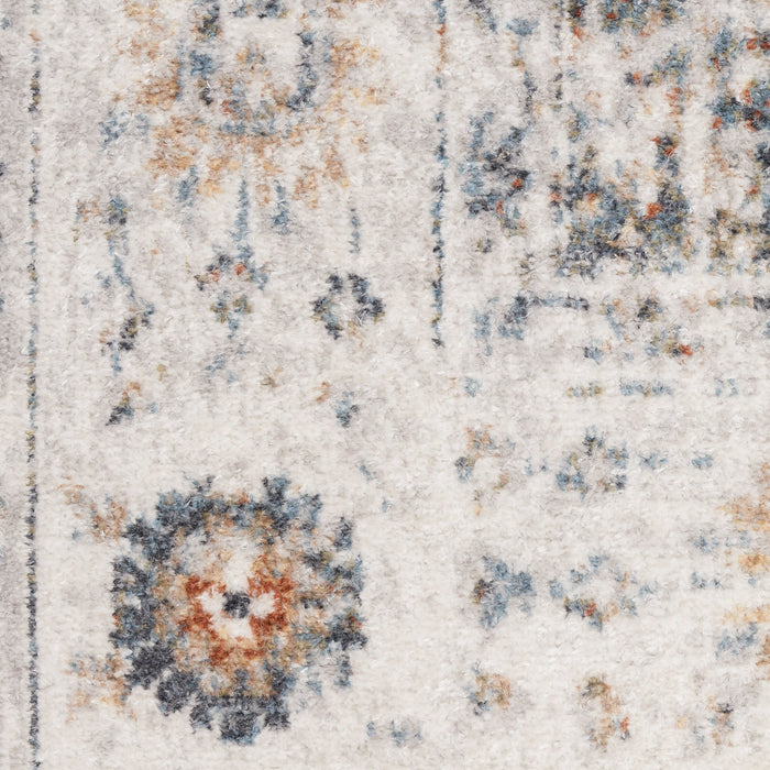 The Rug Corner Nourison Home Nourison Home - Astra Machine Washable Ivory/Multi-Color Area Rug ASW16