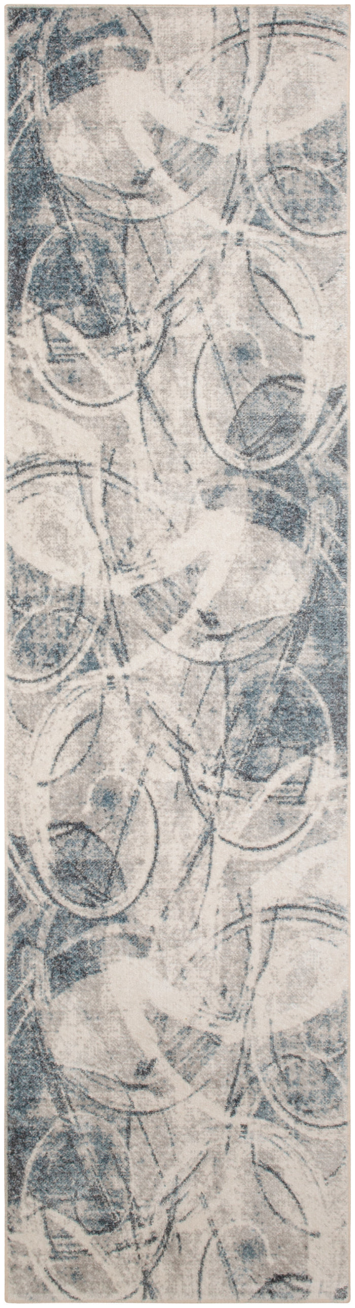 The Rug Corner Nourison Home Nourison Home - Astra Machine Washable Silver/Blue Area Rug ASW14