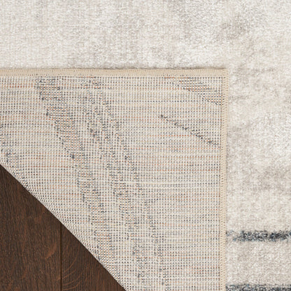 The Rug Corner Nourison Home Nourison Home - Astra Machine Washable Silver/Blue Area Rug ASW14