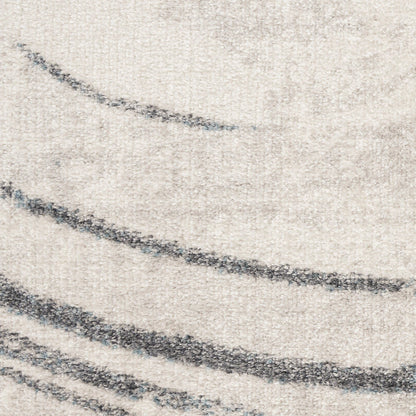 The Rug Corner Nourison Home Nourison Home - Astra Machine Washable Silver/Blue Area Rug ASW14