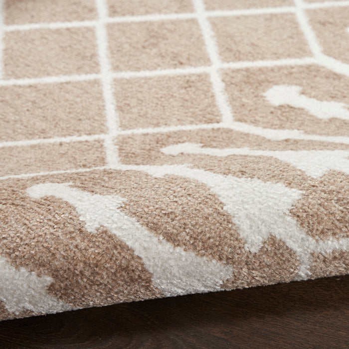 The Rug Corner Nourison Home Nourison Home - Astra Machine Washable Taupe Area Rug ASW10