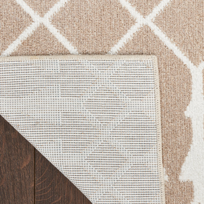 The Rug Corner Nourison Home Nourison Home - Astra Machine Washable Taupe Area Rug ASW10