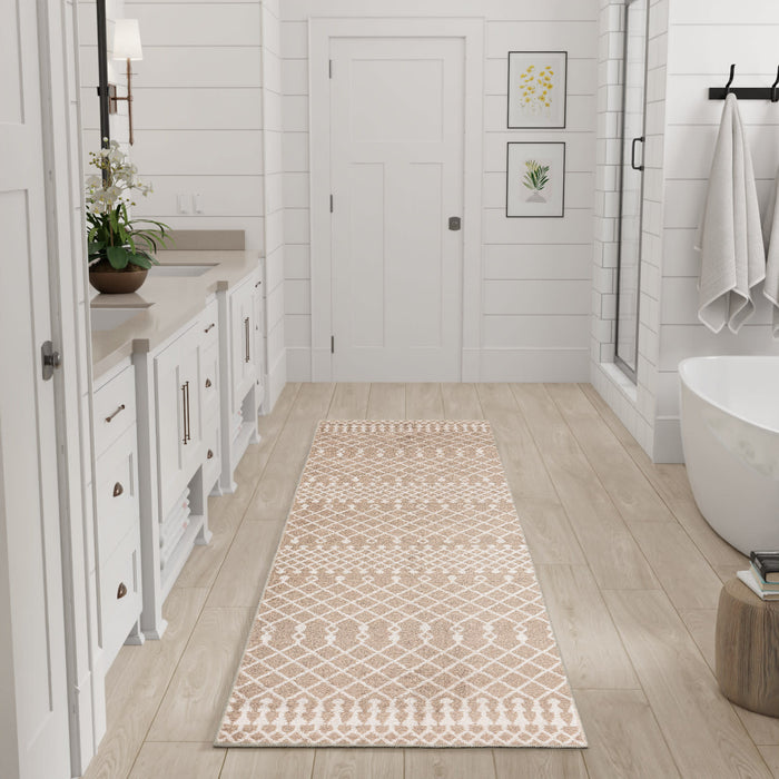 The Rug Corner Nourison Home Nourison Home - Astra Machine Washable Taupe Area Rug ASW10