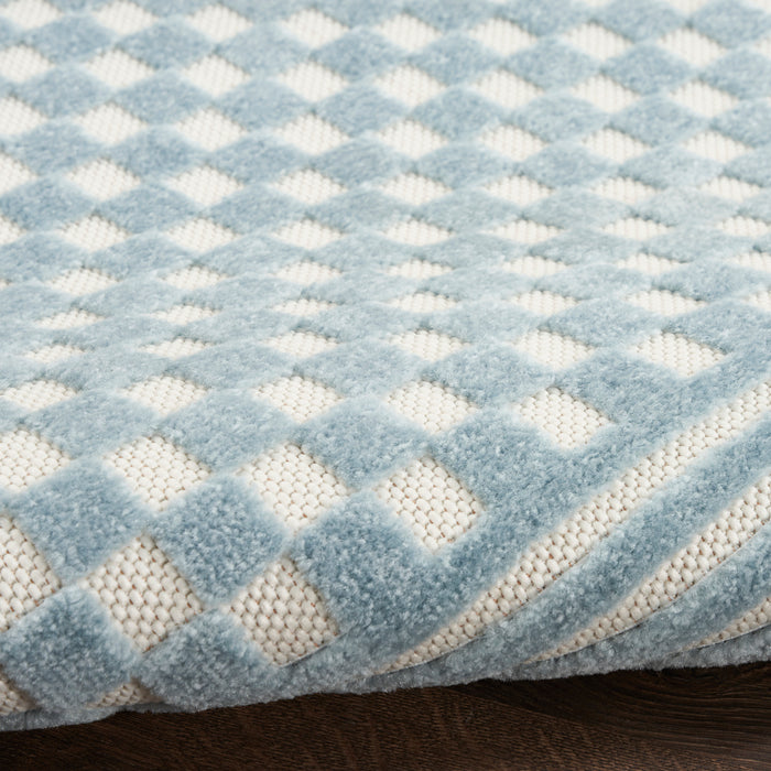 The Rug Corner Nourison Home Nourison Home - Care Free Blue Area Rug CAF02