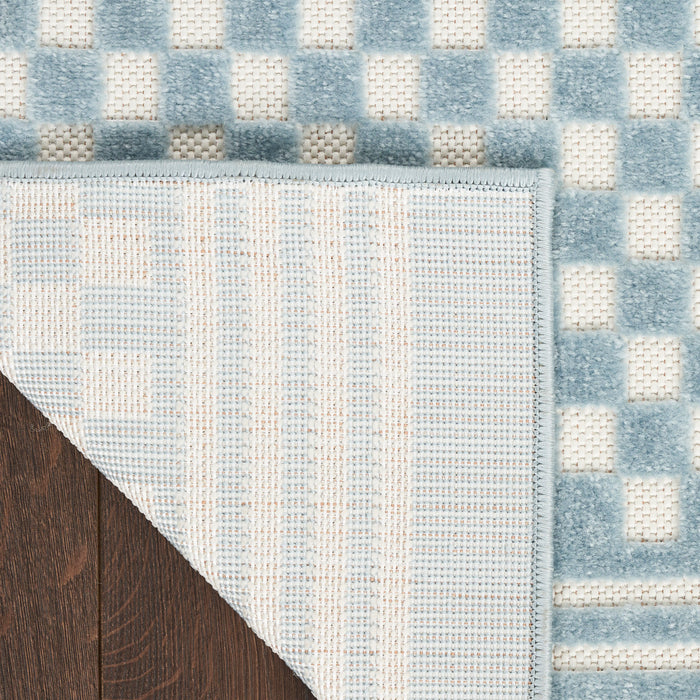 The Rug Corner Nourison Home Nourison Home - Care Free Blue Area Rug CAF02