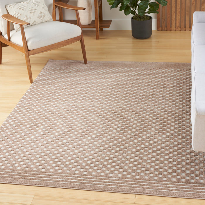 The Rug Corner Nourison Home Care Free CAF02 BROWN Area Rugs