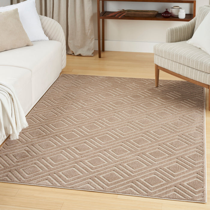 The Rug Corner Nourison Home Care Free CAF03 BROWN Area Rugs