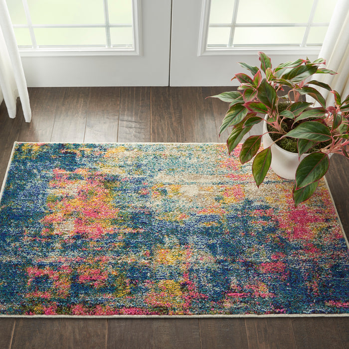 The Rug Corner Nourison Home Celestial CES09 BLYEL Area Rugs