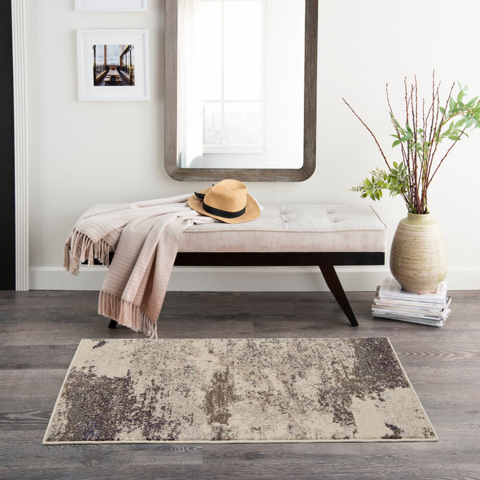 The Rug Corner Nourison Home Celestial CES02 IVGRY Area Rugs