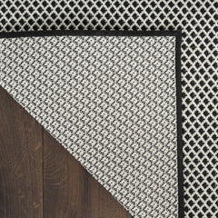 The Rug Corner Nourison Home Nourison Home - Courtyard Black/White Area Rug COU01