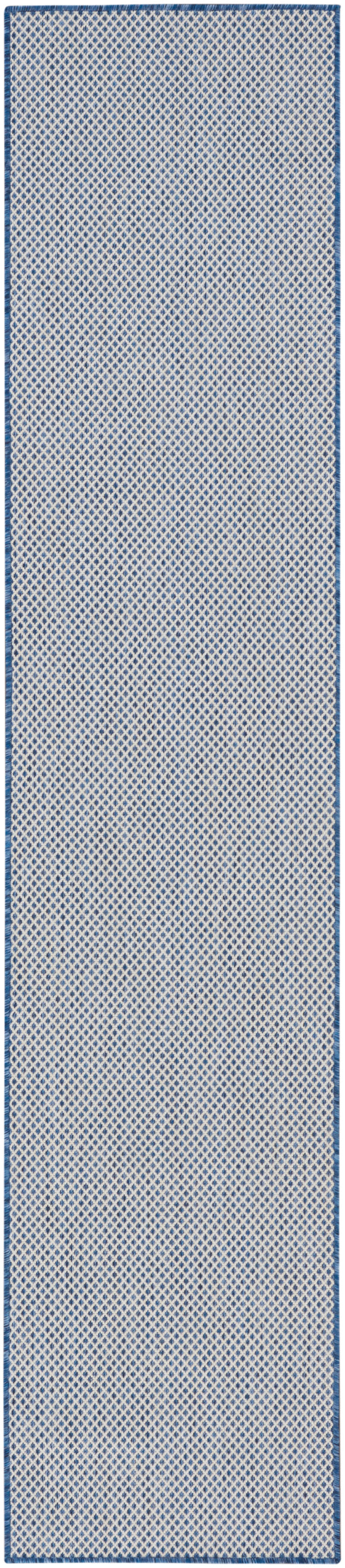 The Rug Corner Nourison Home Courtyard COU01 IVBLU Area Rugs