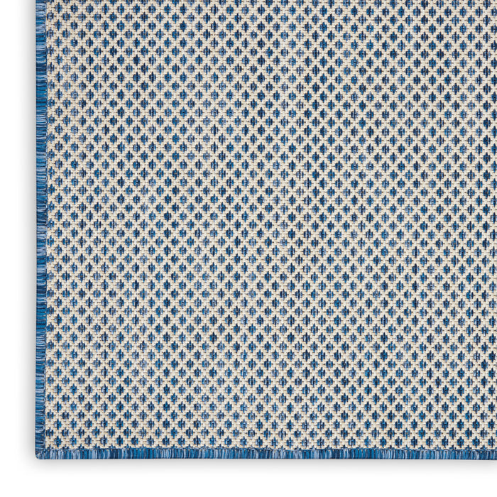 The Rug Corner Nourison Home Courtyard COU01 IVBLU Area Rugs