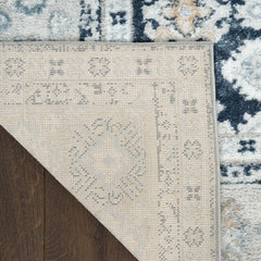 The Rug Corner Nourison Home Nourison Home - Dekor Grey/Navy Area Rug DEK02