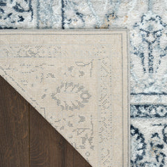 The Rug Corner Nourison Home Nourison Home - Dekor Grey/Navy Area Rug DEK03