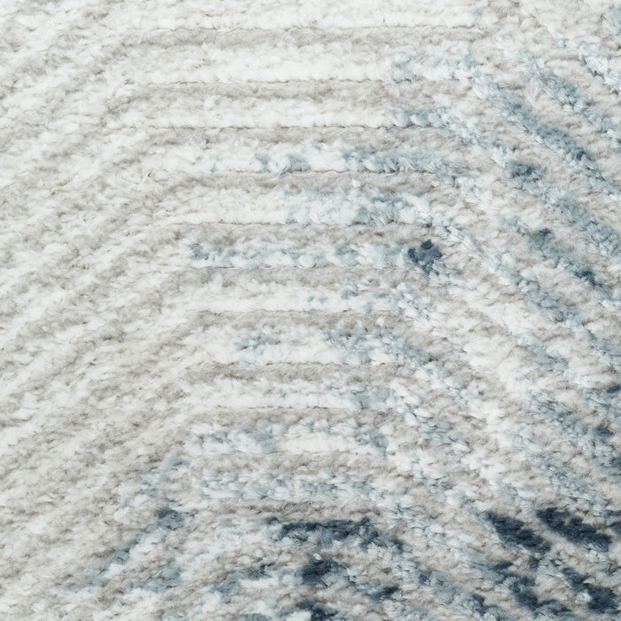The Rug Corner Nourison Home Nourison Home - Dekor Grey/Navy Area Rug DEK04