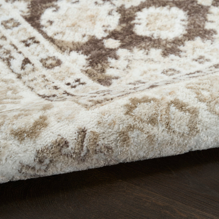 The Rug Corner Nourison Home Dekor DEK02 IVBRN Area Rugs
