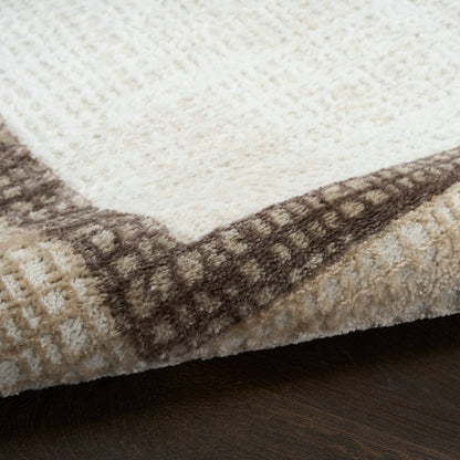 The Rug Corner Nourison Home Dekor DEK06 IVBRN Area Rugs