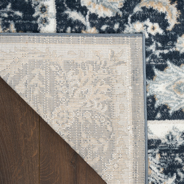 The Rug Corner Nourison Home Nourison Home - Dekor Slate/Ivory Area Rug DEK09