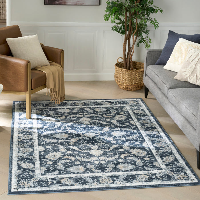 The Rug Corner Nourison Home Nourison Home - Dekor Slate/Ivory Area Rug DEK09