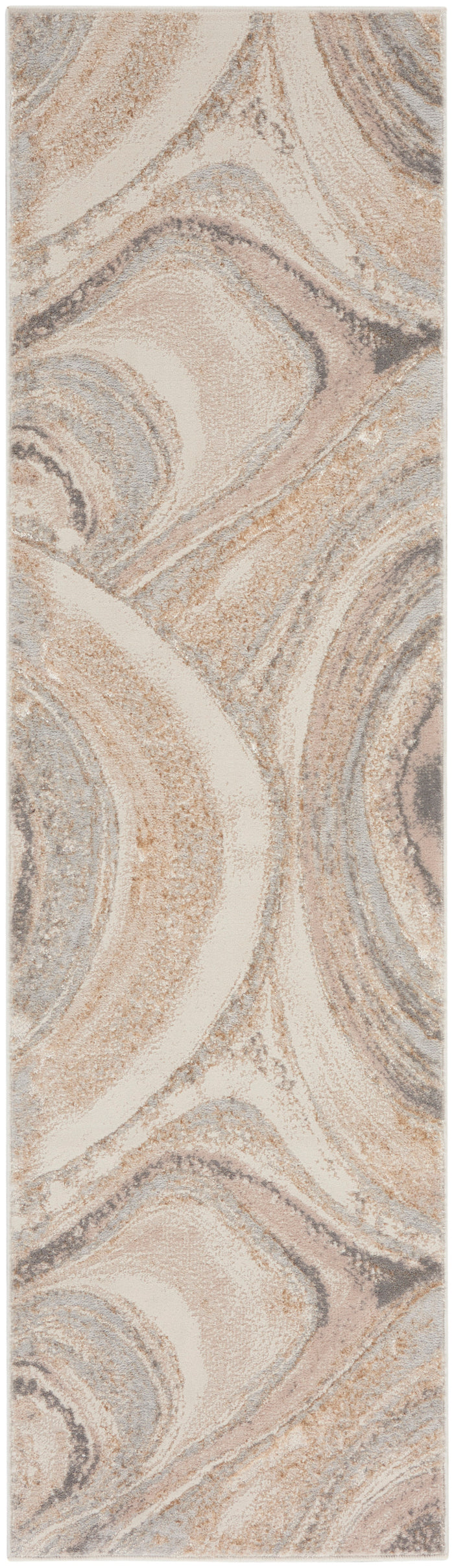 The Rug Corner Nourison Home Nourison Home - Splash Cream/Grey Area Rug BSK03